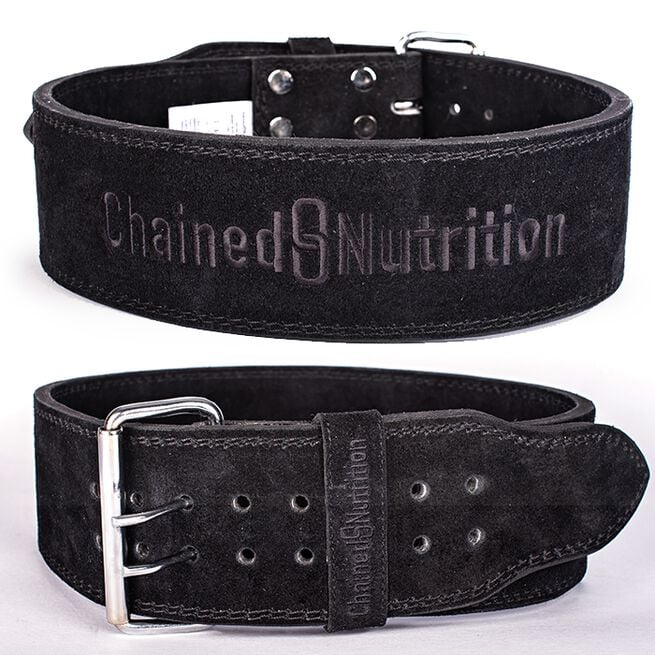 Chained Nutrition Gear Lyftarbälte Mocka Svart