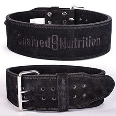 Chained Nutrition Gear Lyftarbälte Mocka Svart