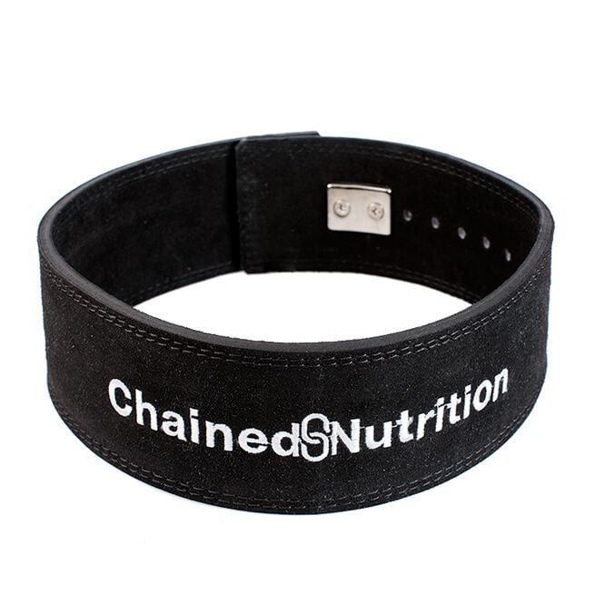 Chained Nutrition Gear Lyftarbälte snabbspänne Svart