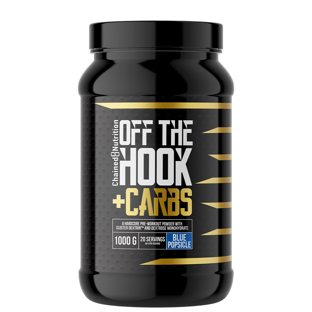 Chained Nutrition Off the Hook + Carbs 1000 g Blue Popsicle