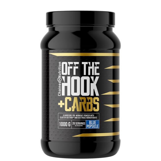 Chained Nutrition Off the Hook + Carbs 1000 g Blue Popsicle
