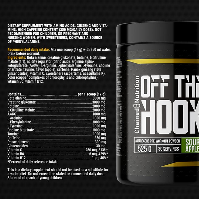 Chained Nutrition Off The Hook PWO 525 g