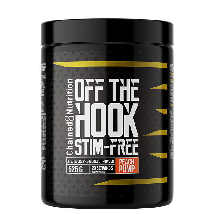 Chained Nutrition Off the Hook PWO Stim Free 525 g Peach