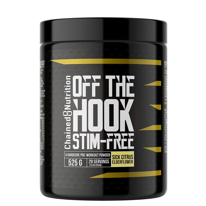 Chained Nutrition Off the Hook PWO Stim Free 525 g Elderflower/Lemon