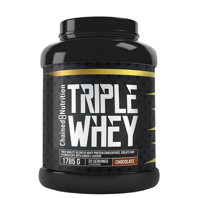 Chained Nutrition Triple Whey Vassleprotein 1785 g Chocolate
