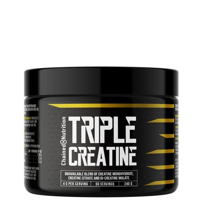 Chained Nutrition Tripple Creatine Hardcore Kreatinblandning 240 g