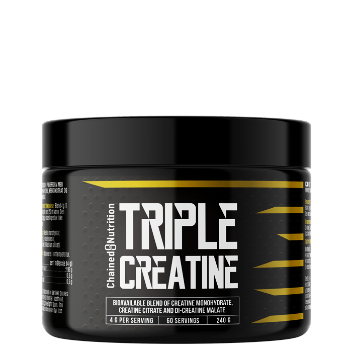 Chained Nutrition Tripple Creatine Hardcore Kreatinblandning 240 g