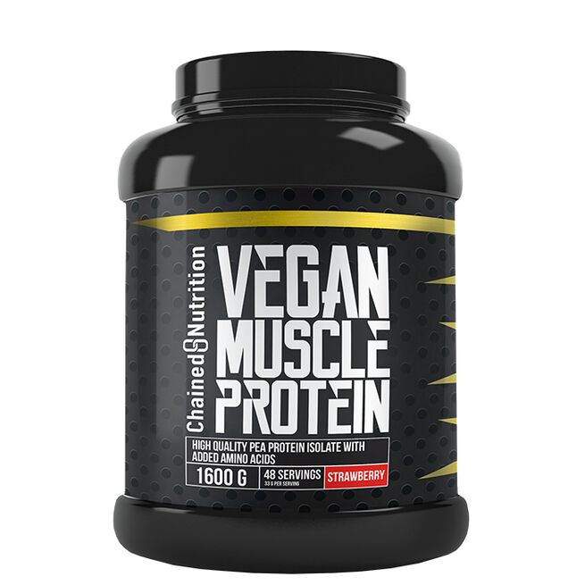 Chained Nutrition Vegan Muscle Protein 1600 g Strawberry