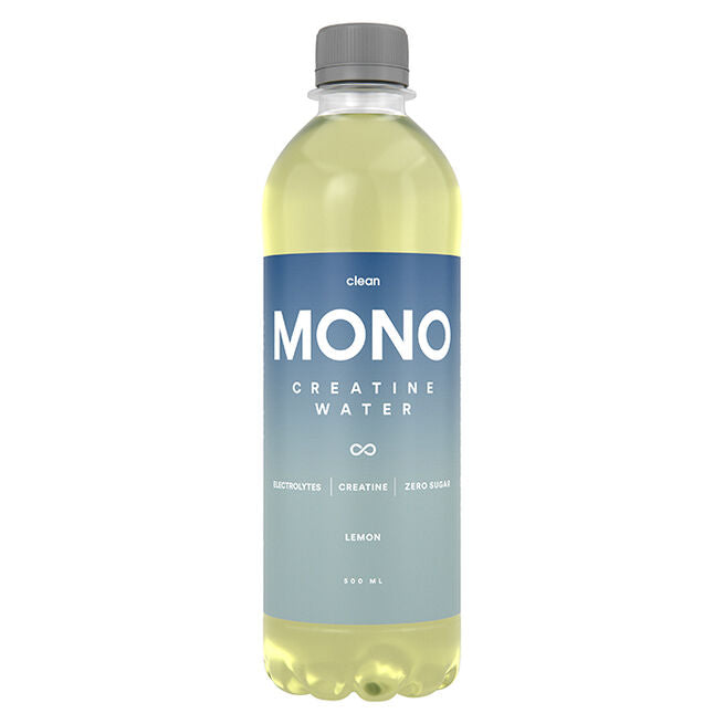 Clean 12 x  Clean MONO Creatine Water 500 ml Lemon