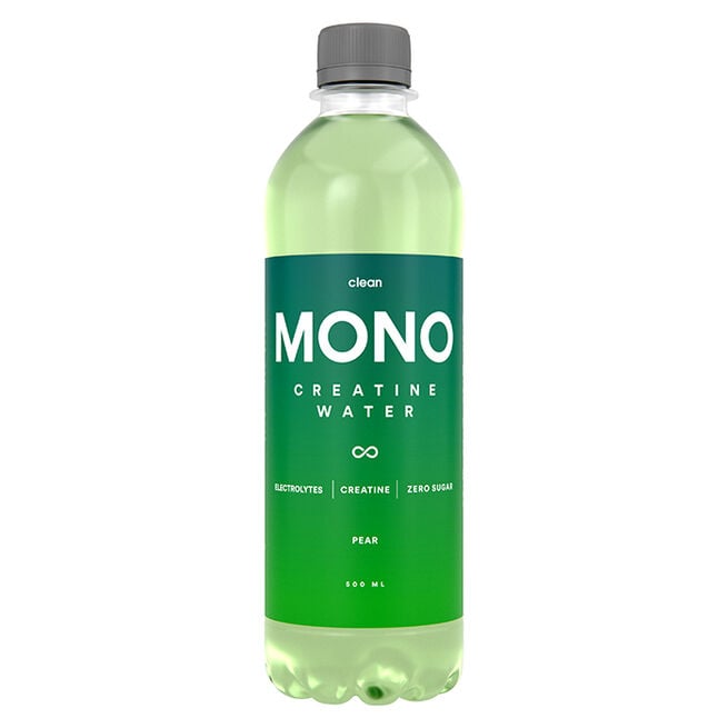 Clean 12 x  Clean MONO Creatine Water 500 ml Pear