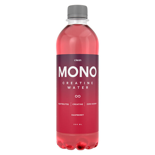 Clean 12 x  Clean MONO Creatine Water 500 ml Raspberry