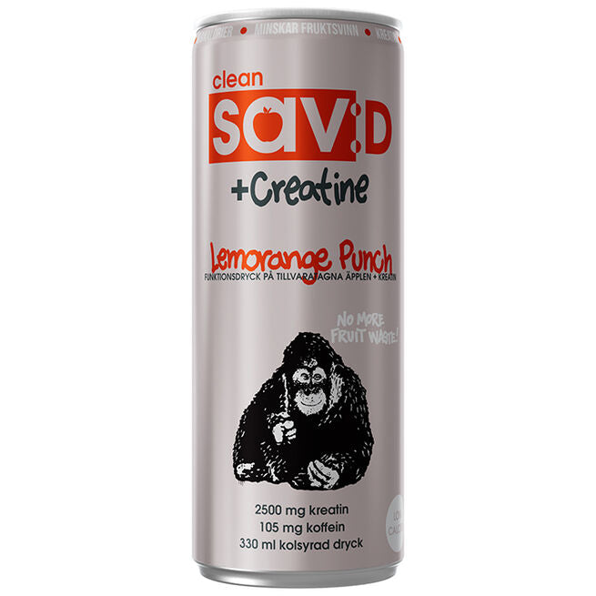Clean 12 x Clean sav:D + Creatine 330 ml Lemorange Punch
