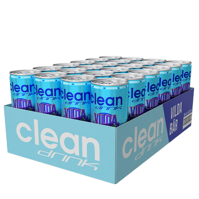 Clean Flak 24 x Clean Drink 330 ml