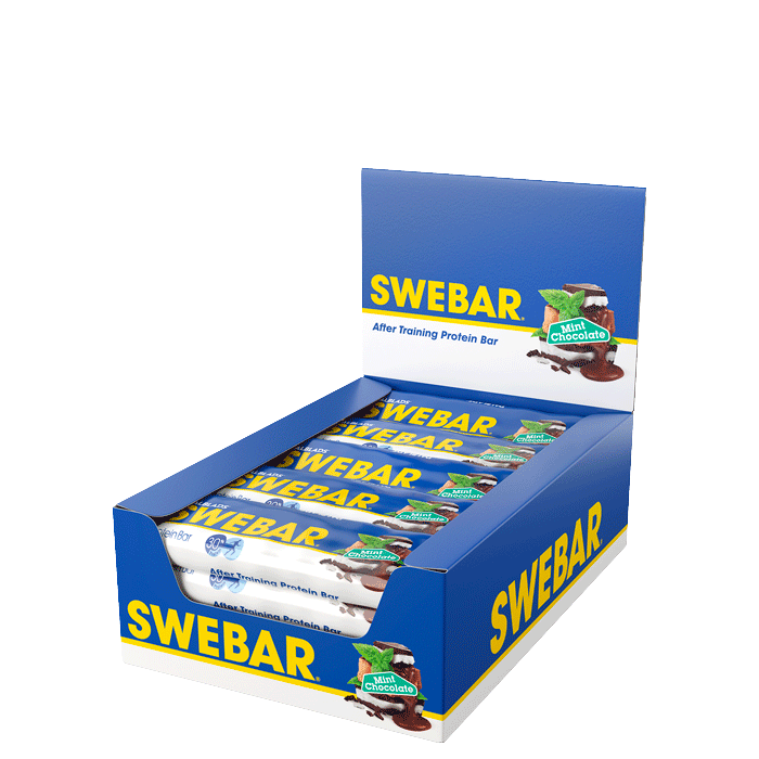 Dalblads 15 x Swebar Proteinbar 55 g Banana Mintchocolate
