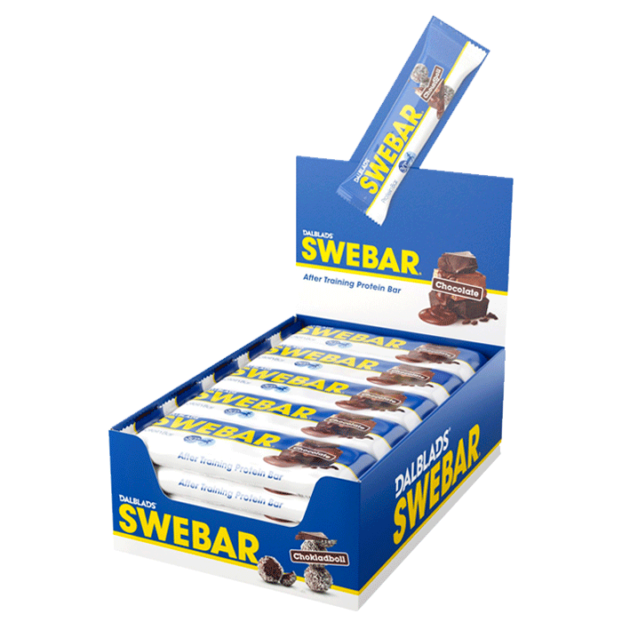 Dalblads 15 x Swebar Proteinbar 55 g Chocolate