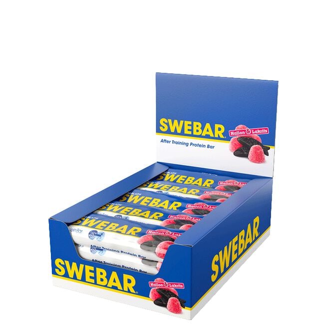 Dalblads 15 x Swebar Proteinbar 55 g Hallonlakrits