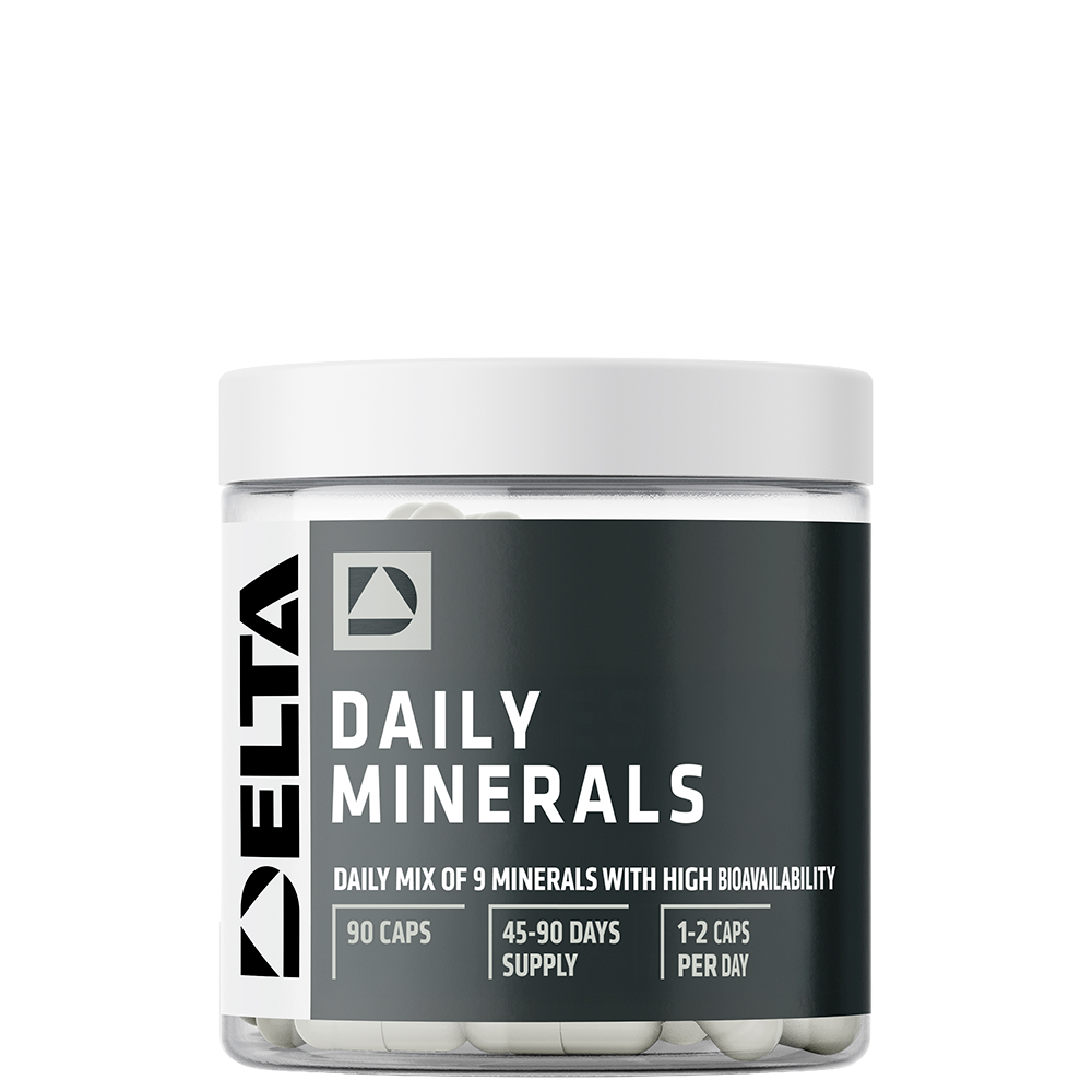 Delta Nutrition Daily Minerals Mineraltillskott 90 kapslar