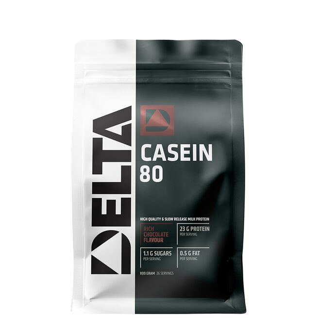 Delta Nutrition Kasein 80 800 g Rich chocolate