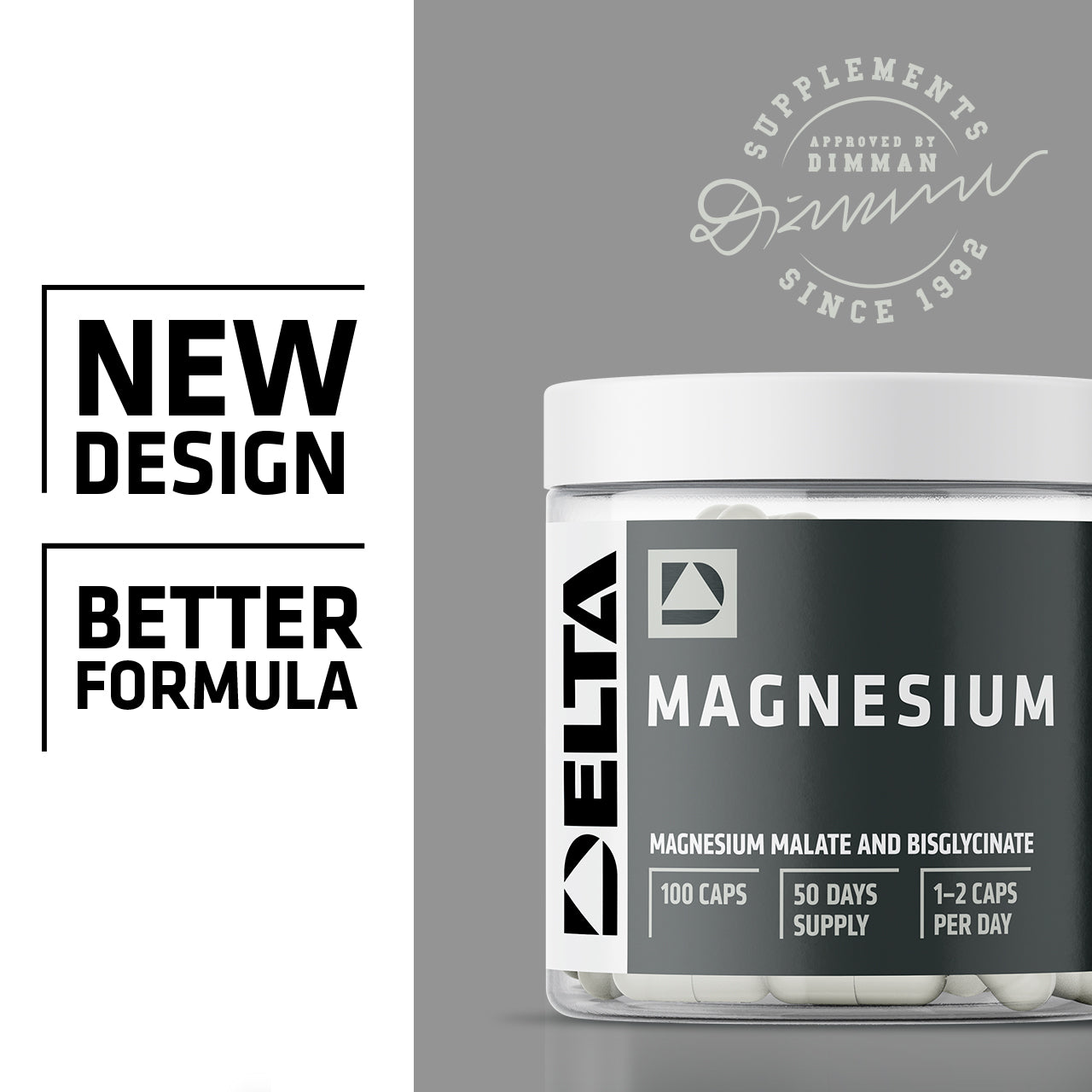 Delta Nutrition Magnesium 100 kapslar