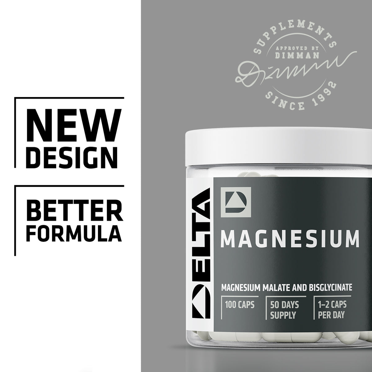 Delta Nutrition Magnesium 100 kapslar