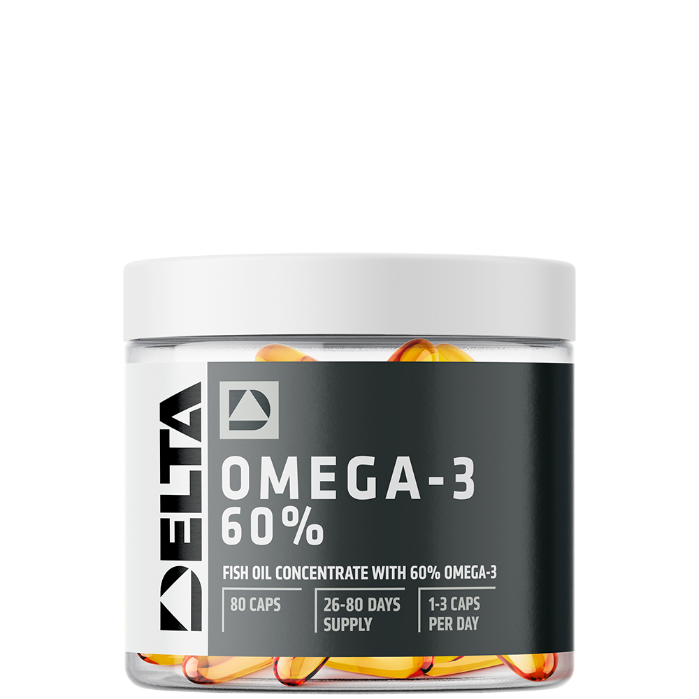 Delta Nutrition Omega-3 60% 80 kapslar