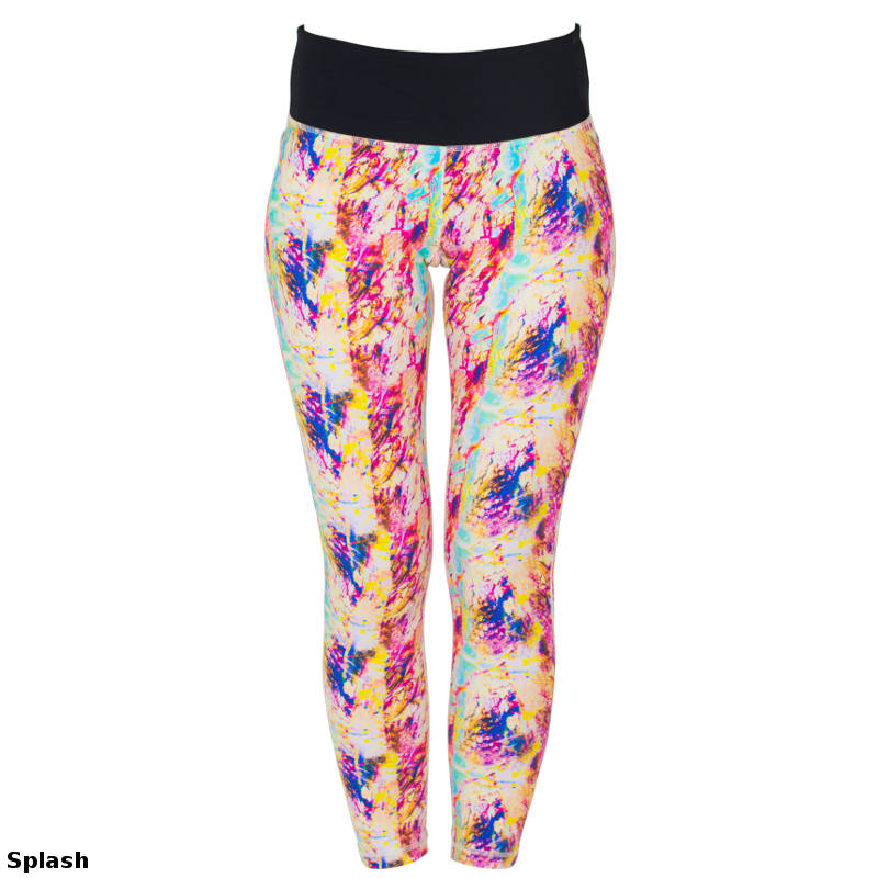 Drop of Mindfulness Bow Yoga Leggings Splash / xs