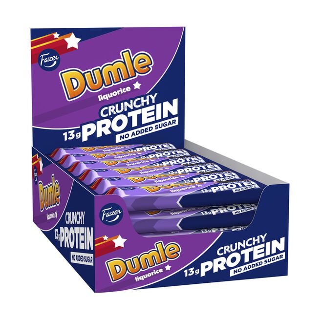 Dumle 15 x Dumle Protein Bar 45 g Licourice
