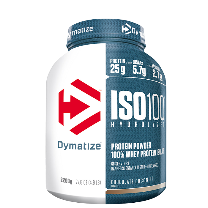 Dymatize Iso-100 Vassleproteinisolat 2,2 kg Coconut Chocolate