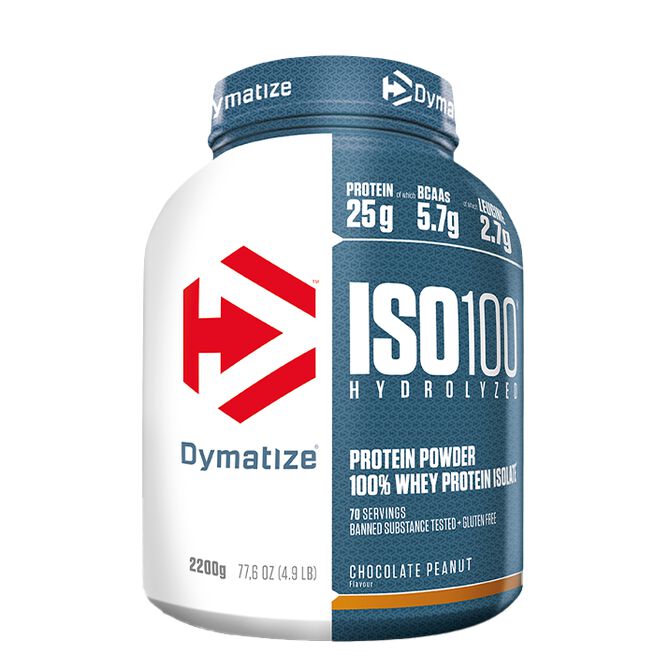 Dymatize Iso-100 Vassleproteinisolat 2,2 kg Chocolate Peanut
