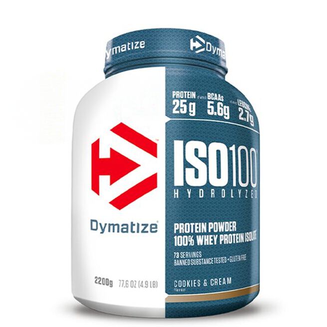 Dymatize Iso-100 Vassleproteinisolat 2,2 kg Cookies and Cream