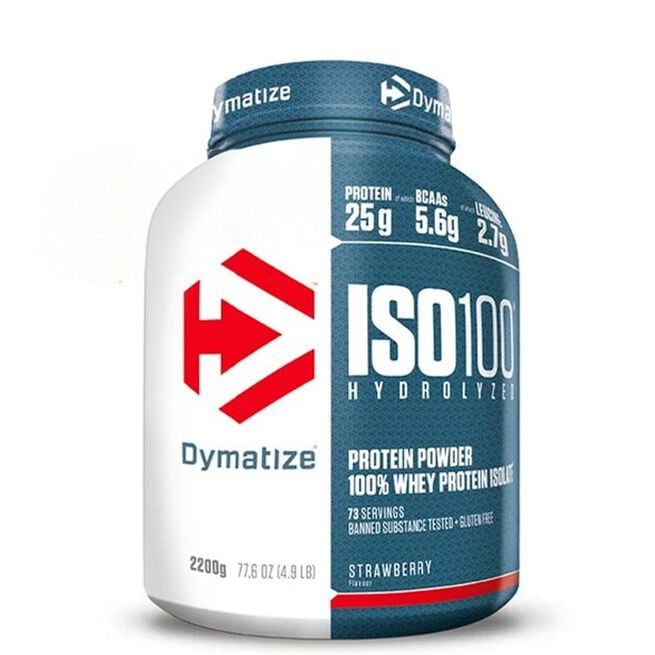 Dymatize Iso-100 Vassleproteinisolat 2,2 kg Strawberry