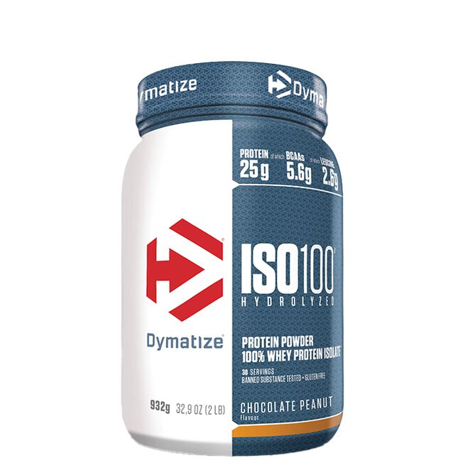 Dymatize Iso-100 Vassleproteinisolat 932 g Chocolate Peanut