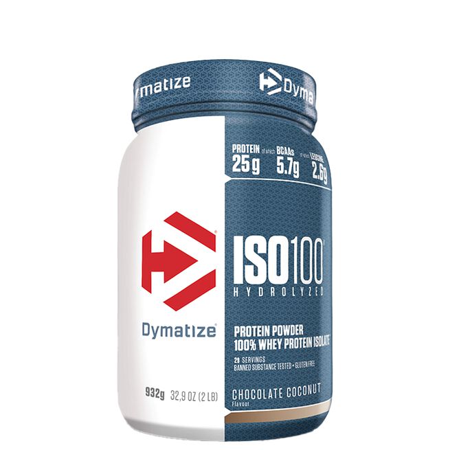 Dymatize Iso-100 Vassleproteinisolat 932 g Coconut  Chocolate