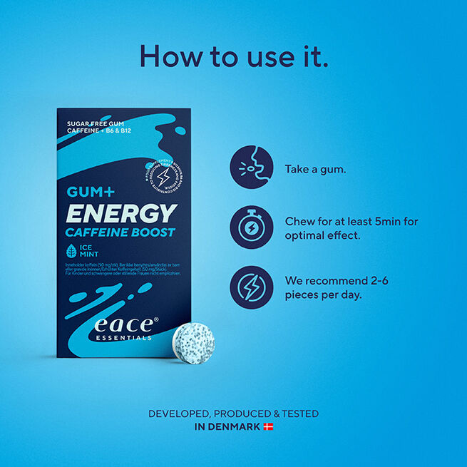 Eace gum Tuggummi Energy Boost 10 st