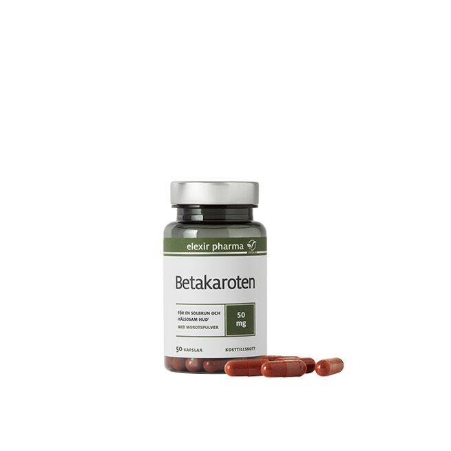 Elexir Pharma Betakaroten 50 mg 50 kapslar