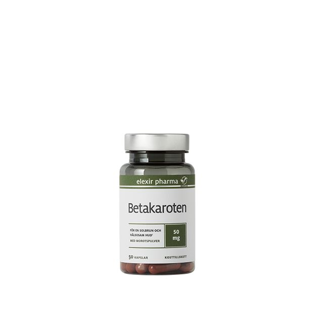 Elexir Pharma Betakaroten 50 mg 50 kapslar