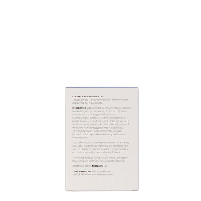 Elexir Pharma Blue Eye Blåbärsextrakt 64 tabletter