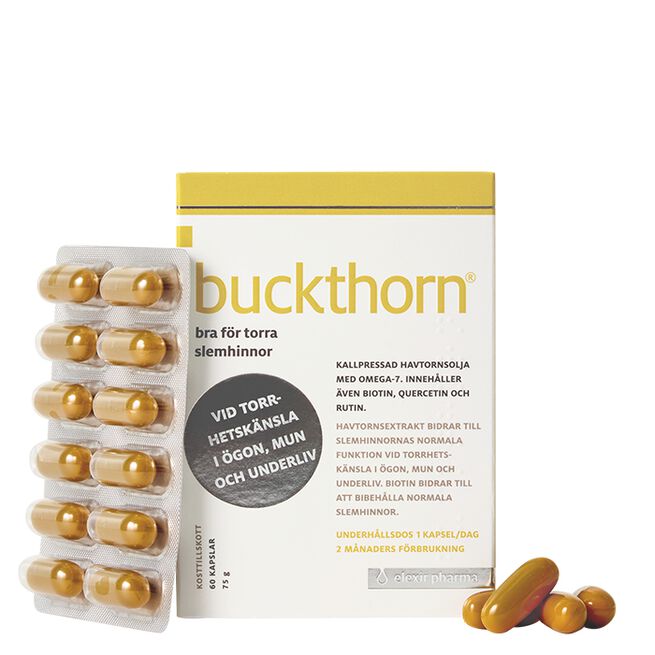 Elexir Pharma Buckthorn Havtornsextrakt 60 kapslar