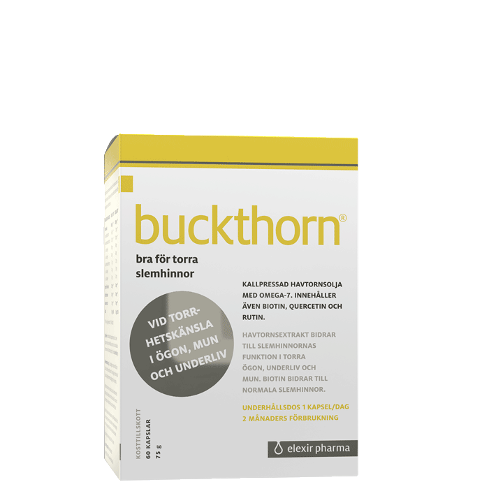 Elexir Pharma Buckthorn Havtornsextrakt 60 kapslar