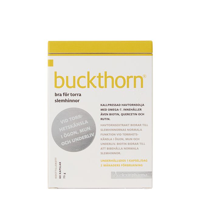Elexir Pharma Buckthorn Havtornsextrakt 60 kapslar
