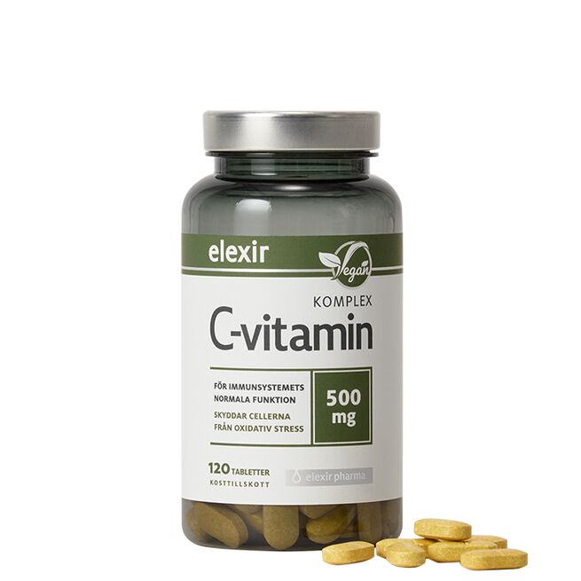 Elexir Pharma C-vitamin Komplex 120 tabletter