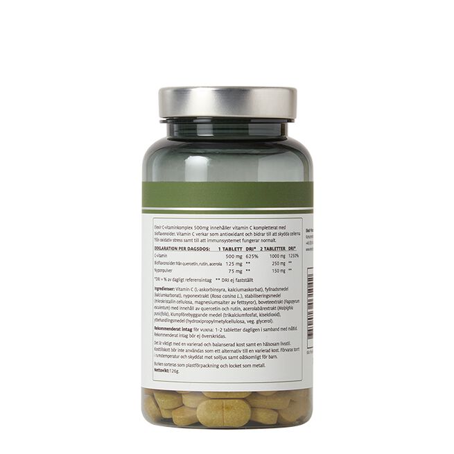 Elexir Pharma C-vitamin Komplex 120 tabletter