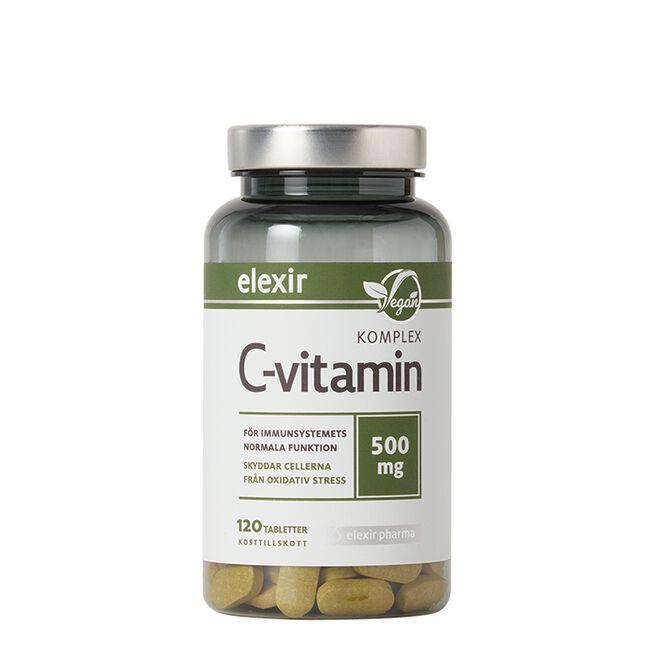 Elexir Pharma C-vitamin Komplex 120 tabletter