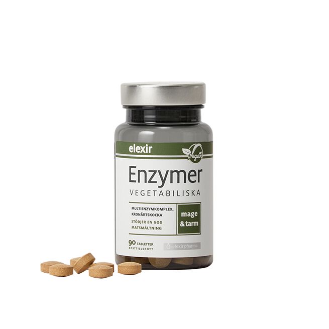 Elexir Pharma Enzymer 90 tabletter