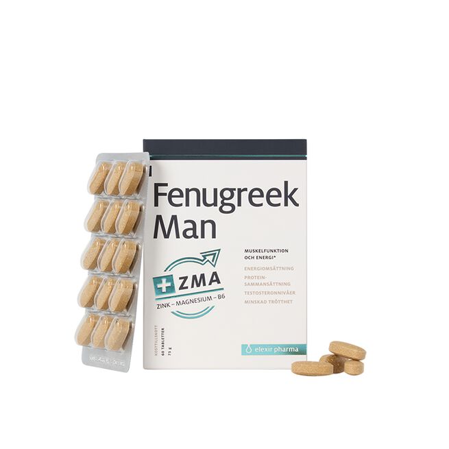 Elexir Pharma Fenugreek Man 60 tabletter