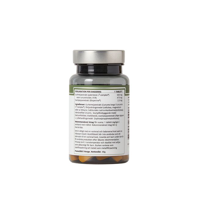 Elexir Pharma Gurkmeja 500 mg 60 tabletter