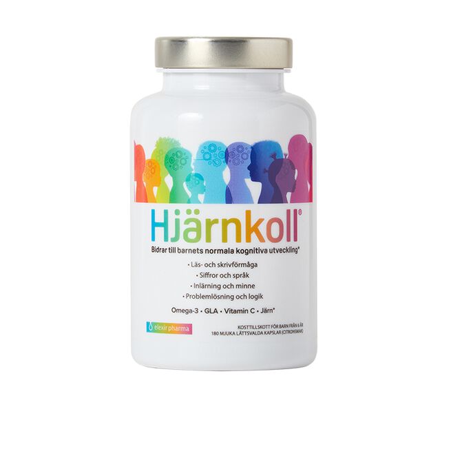Elexir Pharma Hjärnkoll 180 kapslar