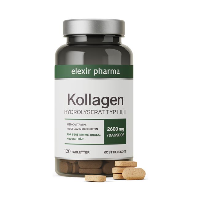 Elexir Pharma Kollagen 120 tabletter