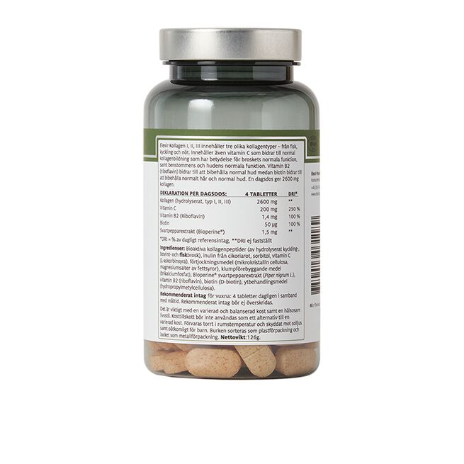 Elexir Pharma Kollagen 120 tabletter