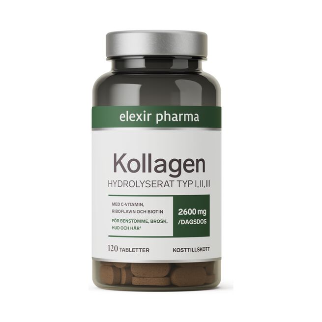 Elexir Pharma Kollagen 120 tabletter